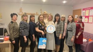 12 марта директор «Золотого ключика» посетила коллег в Дзержинске